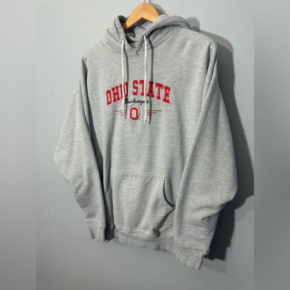 Vintage Ohio State University OSU Buckeyes Embroidered Hoodie Sweatshirt | XL - Picture 3 of 5